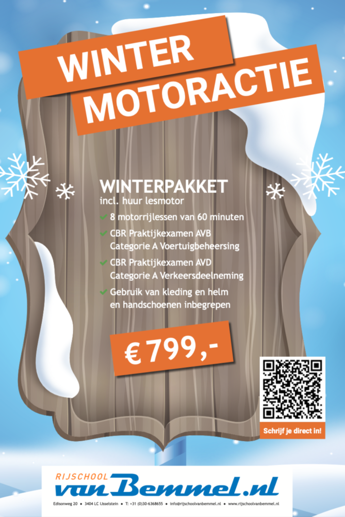 Winterpakket motoractie Winterpakket motoractie