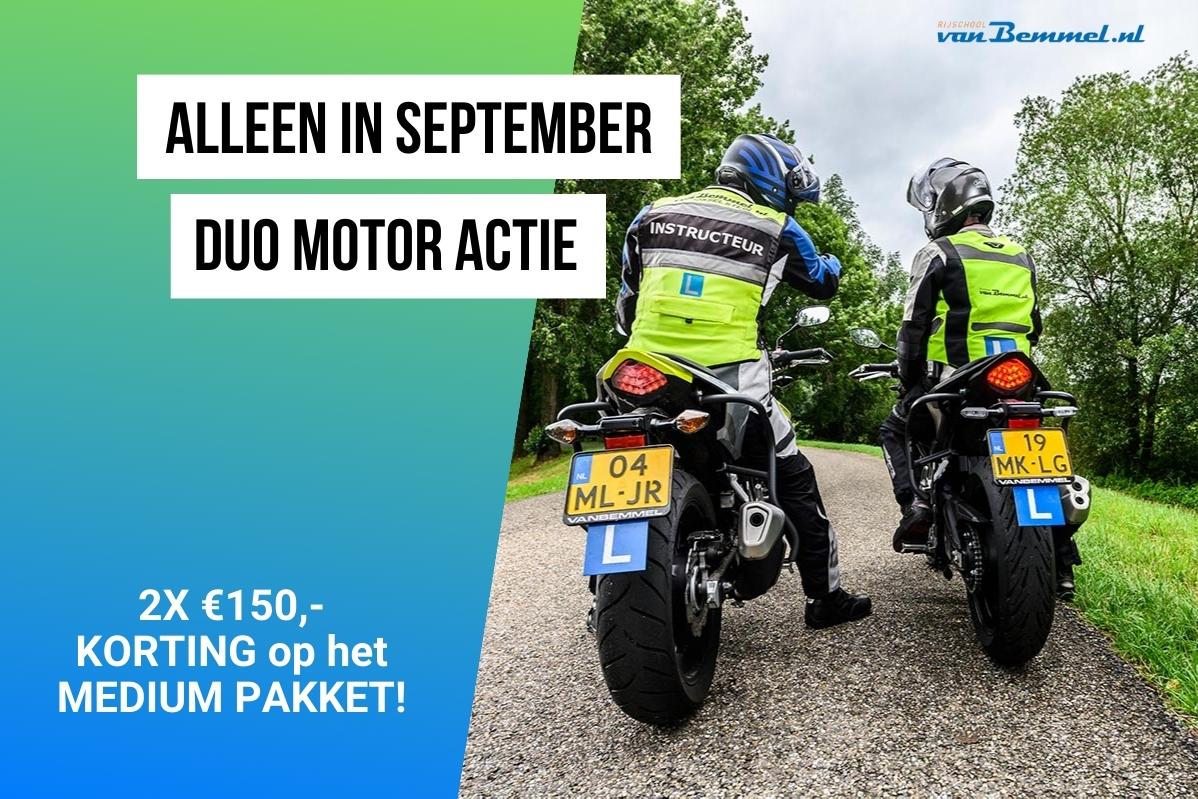 duo-motor-maandactiebemmel duo motor maandactie bij Rijschool van Bemmel