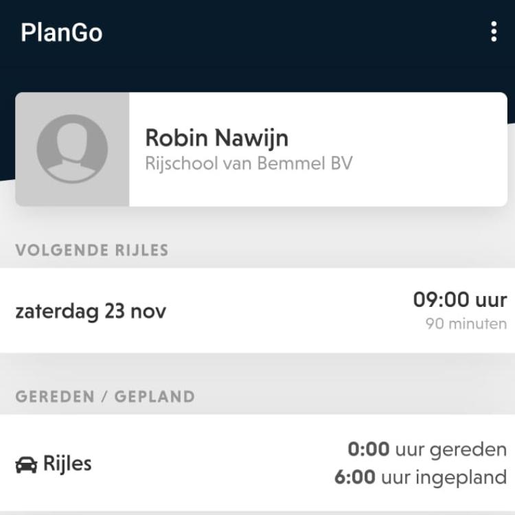 PlanGo app