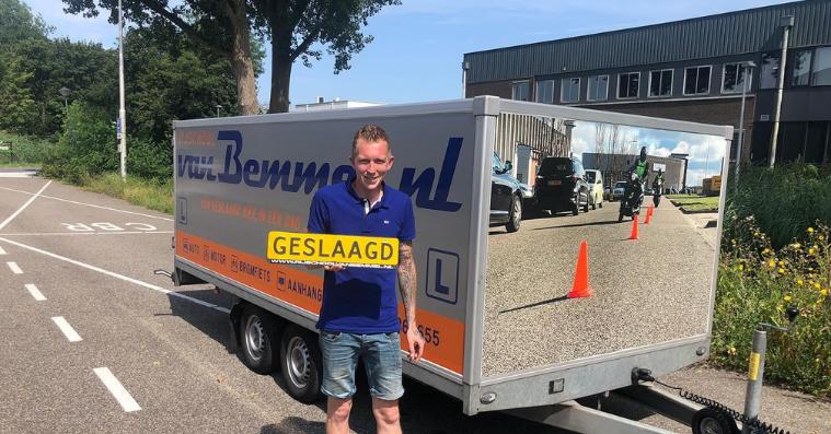 Aanhanger rijbewijs halen via Rijschool van Bemmel